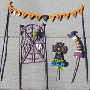 Halloween Fairy Gnome Garden Accessories Miniature Fun Indoor Outdoor Playtime
